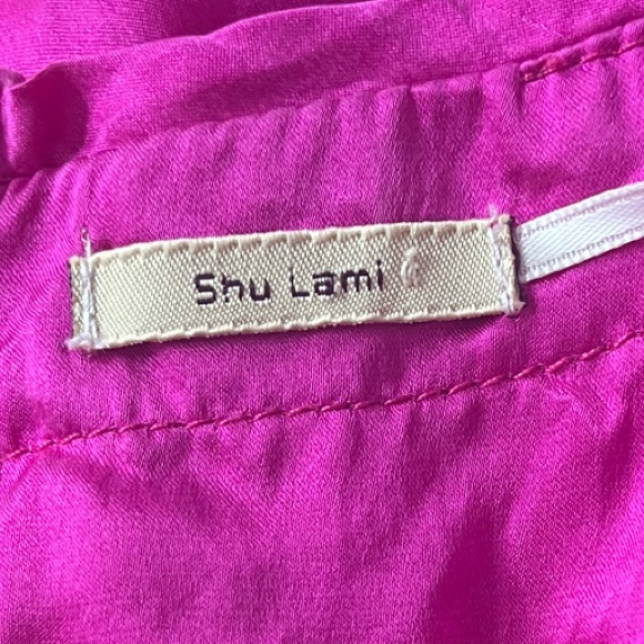 Elegant Pink Ruffle Top - Picture 2 of 2